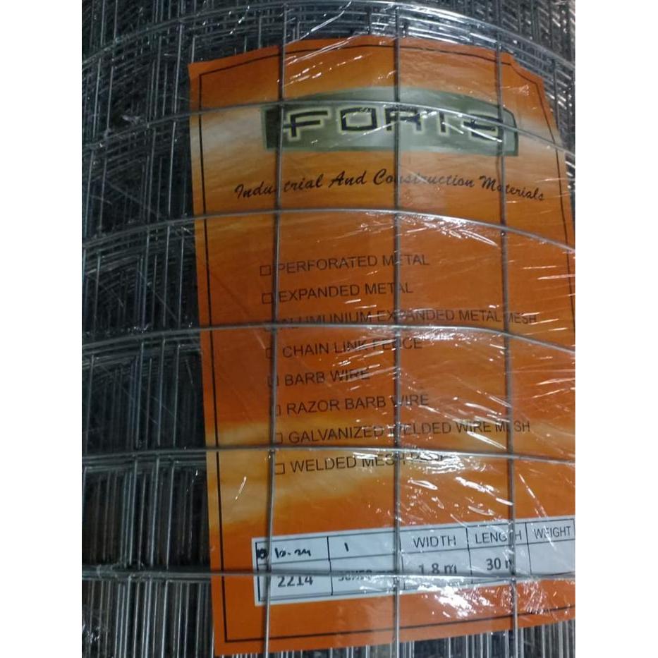 KAWAT LOKET 2mm x 30m x 1,8mm x 5cm x 5cm - Kawat Loket 2214