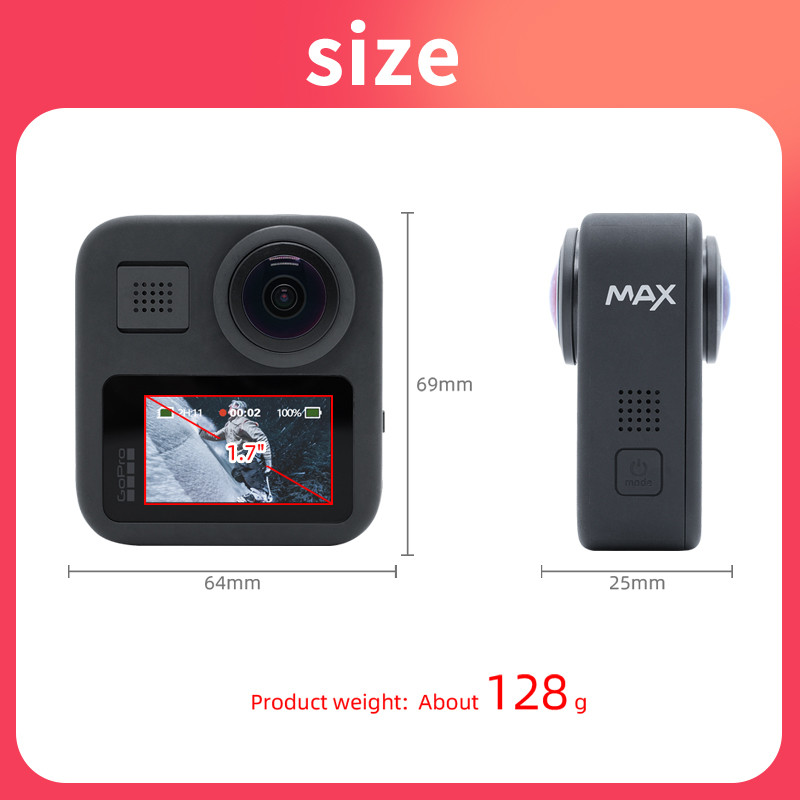 GoPro MAX 360 panoramic motion camera Go Pro MAX 360 original camera anti shake diving HD touch