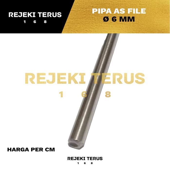 Pipa As File 6 mm / Bulat Kecil Lemari Gantungan