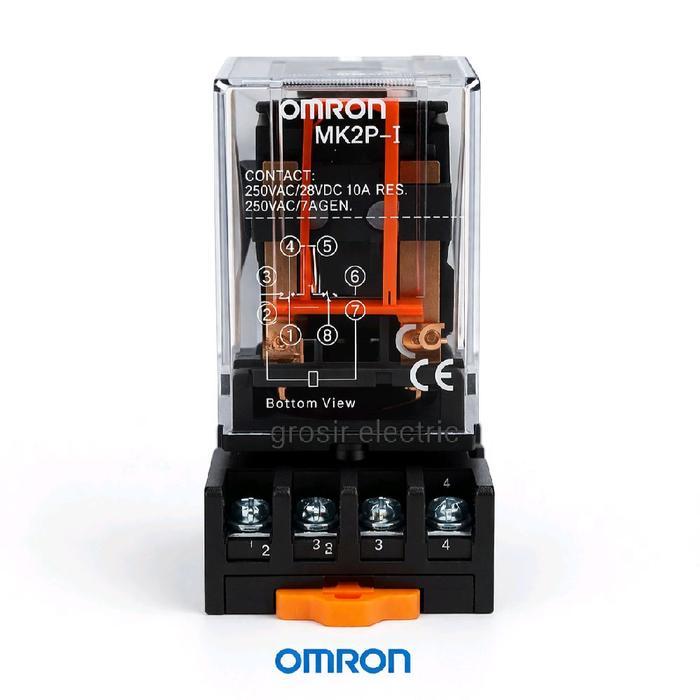 MK2P Relay 220V 24V 12V AC/DC 8 Pin 10A Industrial Control Relay