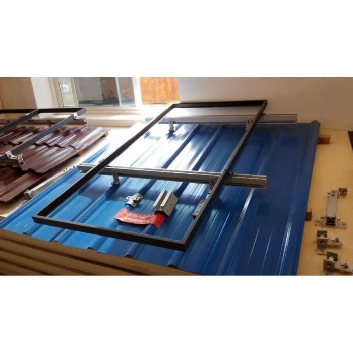 Mounting Bracket Panel Surya / Solar Panel Rail Aluminium