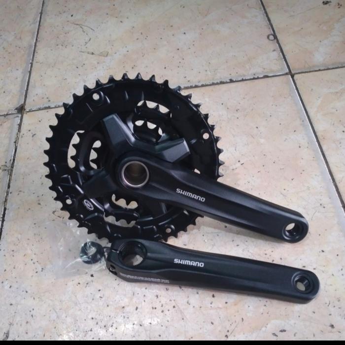 Ready Stok Crank Shimano Altus FC-MT210-3 44-32-22T 3 Speed Hollowtech Untuk 3 x 8 Dan 3 x 9 Speed