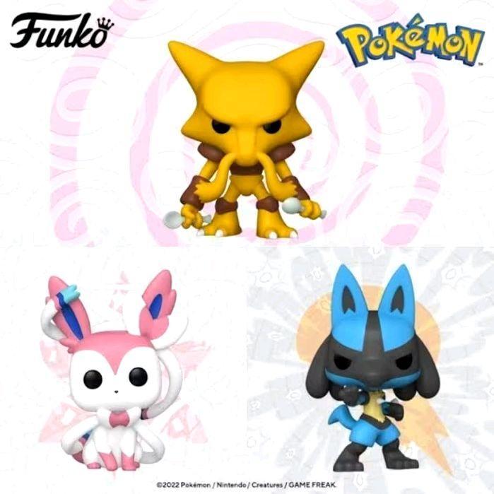 HOT SALE ORIGINAL FUNKO POP POKEMON LUCARIO SYLVEON ALAKAZAM FIGURE TOY TERMURAH