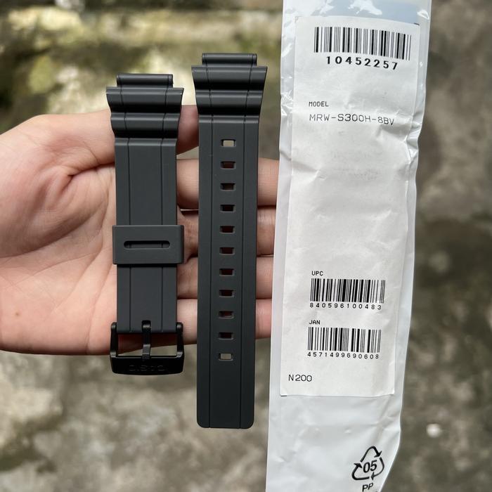 Ready Strap tali jam tangan casio original MRW-S300H 8B band MRW S300H