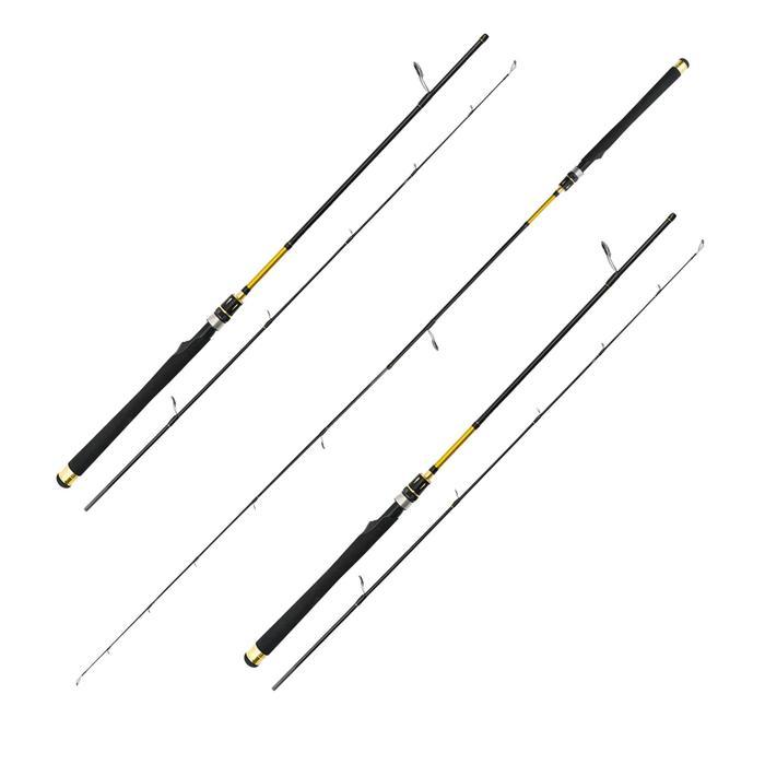 NEWSS SEA AND KINGS JORAN PANCING PIRATE KING CARBON SOLID 165CM DAN 180CM 7 RING FUJI K GUIDE FUJI