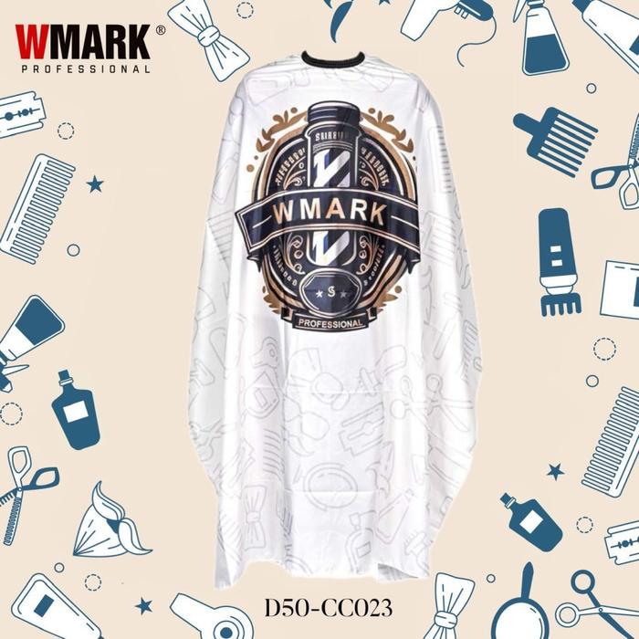 Kain Kep Kip Wmark Barbershop Hairdressing Cutting Cape 140 x 160 cm