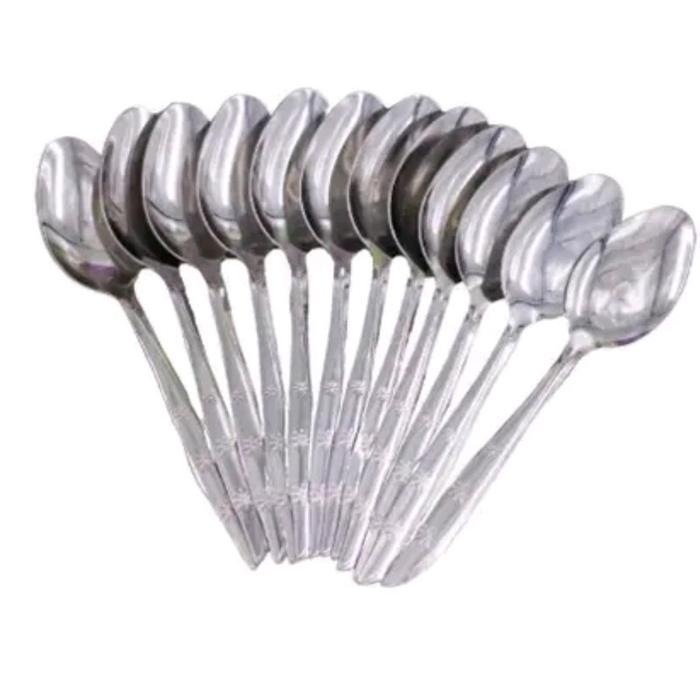 SENDOK isi 12 pcs stainless steel makan kitchenware mangkok styrofoam ramah lingkungan mangkuk