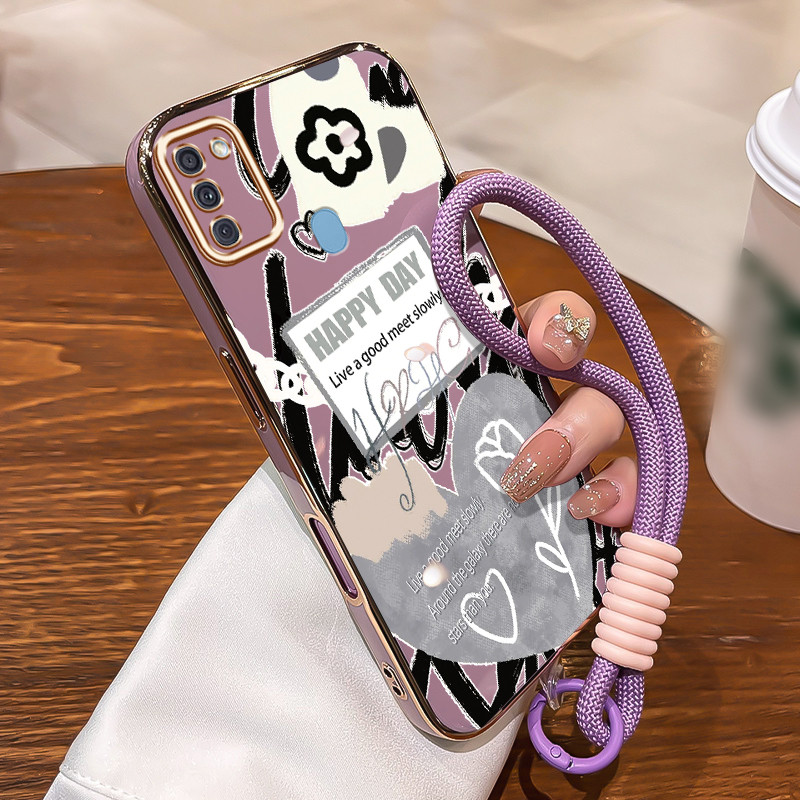 Casing Untuk Samsung Galaxy A11 M11 Case Casing pola Pola yang unik Kasing HP Kesing mewah Silikon S