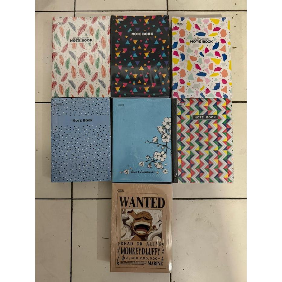 Buku Tulis BOXY KIKY Berwarna 50 lembar 1 pak (isi 10 buku) MURAH BAGUS / Ukuran Big Boss