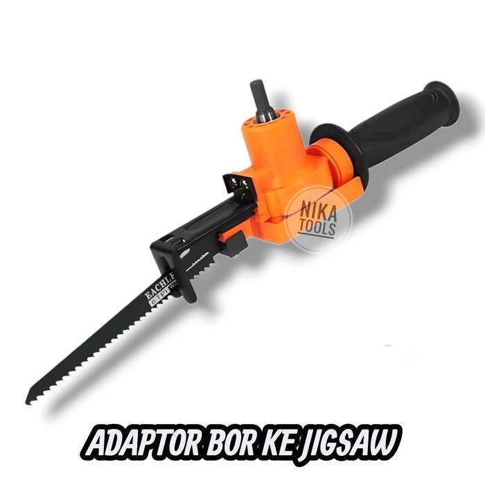 HOT PROMO Adaptor Jigsaw Adaptor Bor Alat Sambungan Bor Menjadi Gergaji Jigsaw
