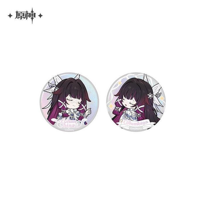 HOT SALE [RANDOM] GENSHIN IMPACT COLUMBINA BLESSING OF THE WELKIN MOON SERIES CAN BADGE BLIND BOX