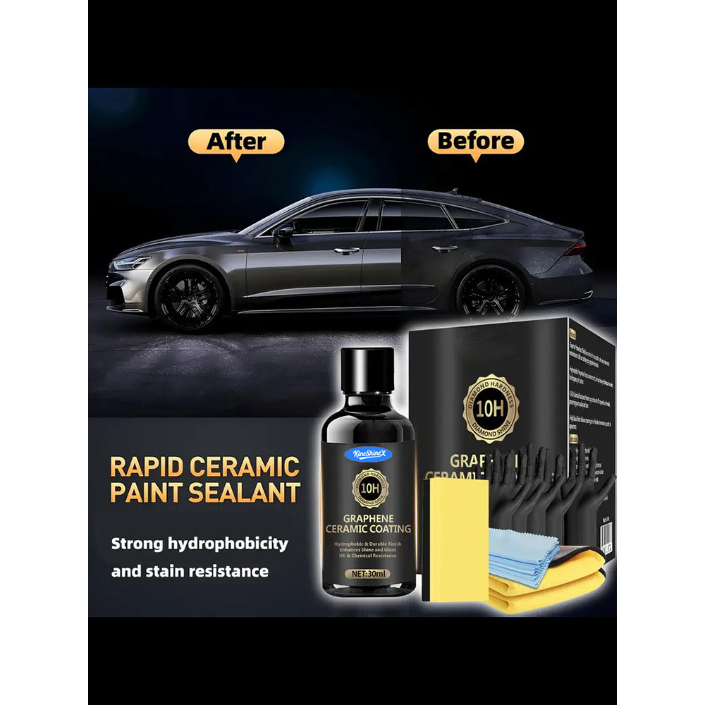 Graphene Ceramic Coating 20H/12H with Self Healing and UV Track Technology Car Detailing