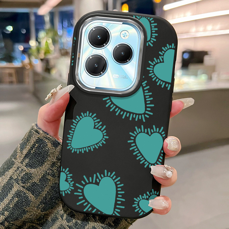 Casing Hp Untuk Infinix Hot 40 Hot 40 Pro Case Casing Getaran jantung pola Kerang gemuk ponsel HP Ka