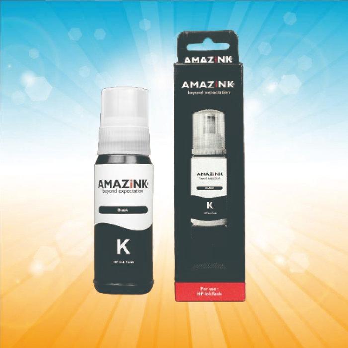 Tinta isi ulang Printer HP ink tank 115, 315, 415, warna Black AMAZINK