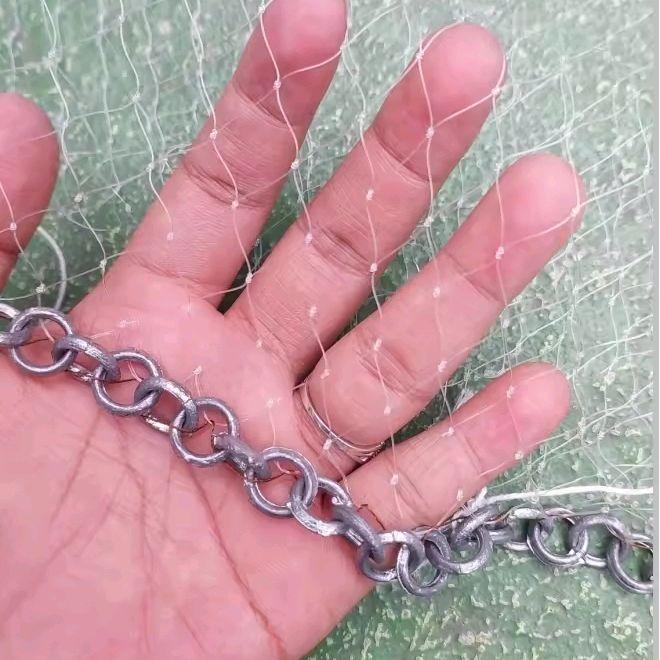 rantai timah super no 0 pemberat jala ikan dan udang harga per kg
