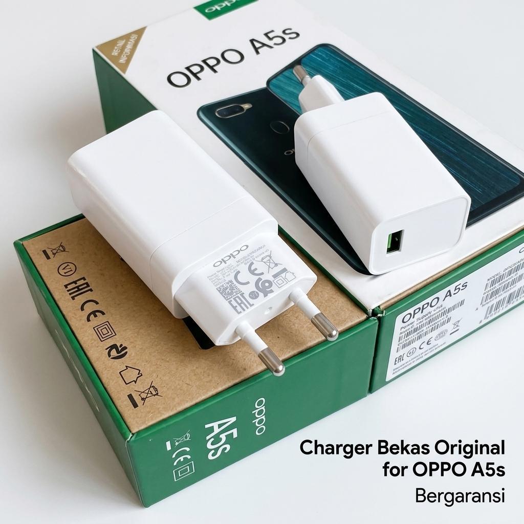 Charger HP OPPO AK779GB Original Bekas VOOC Flash Charge OPPO A5s