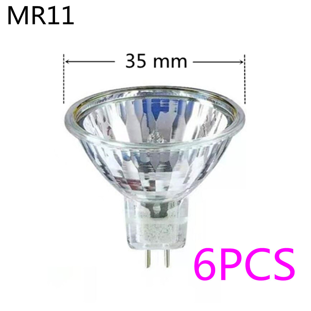 6PCS Microscope Light MR11 6V 5W MR11 6V 10W spotlight MR11 6V 20W MR11 12V 10W MR11 12V 20W MR11