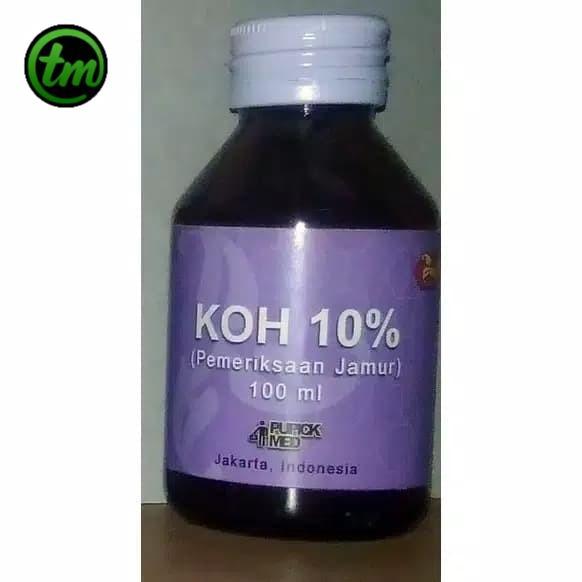 ` KOH 10% 100 ml Reagen Basa pH