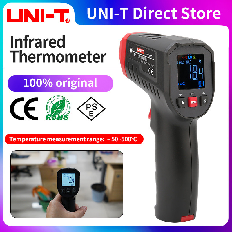 UNI-T UT306S UT306C Digital Thermometer Non Contact Household Industrial Infrared Laser Temperature