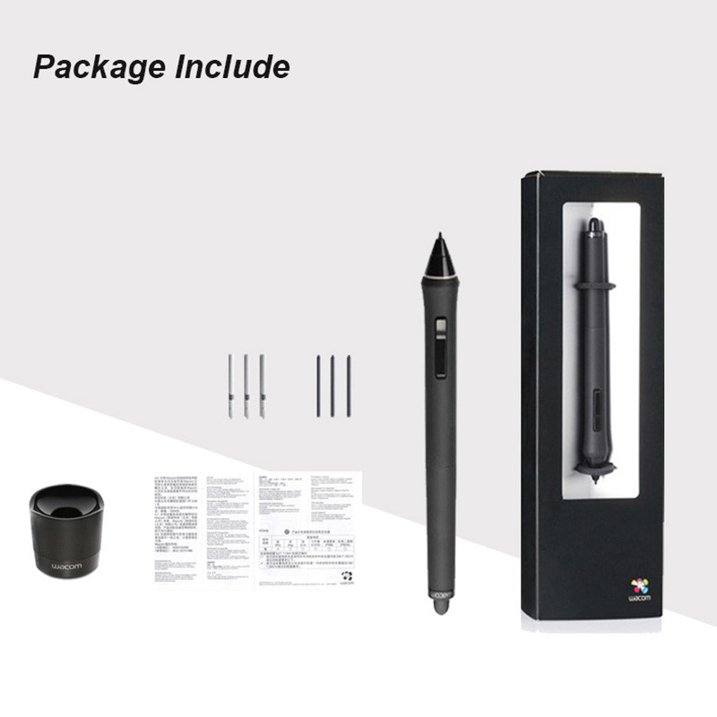 Wacom Grip Pen KP-501E for Intuos Pro / 4 / 5 , Cintiq Pro 16 / 22 , Wacom Mobile Studio Pro 13 / 16