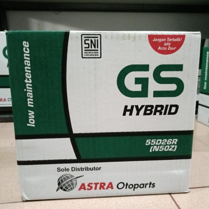 Aki Mobil Isuzu Elf Gs Astra Hybrid N50Z Aki Basah