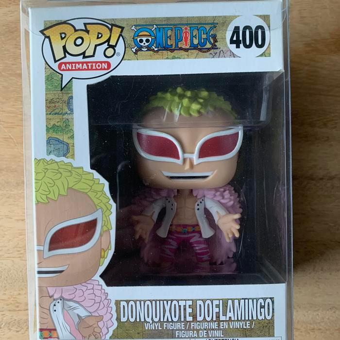 HOT SALE FUNKO POP ONE PIECE DONQUIXOTE DOFLAMINGO #400 VAULTED RARE TERMURAH