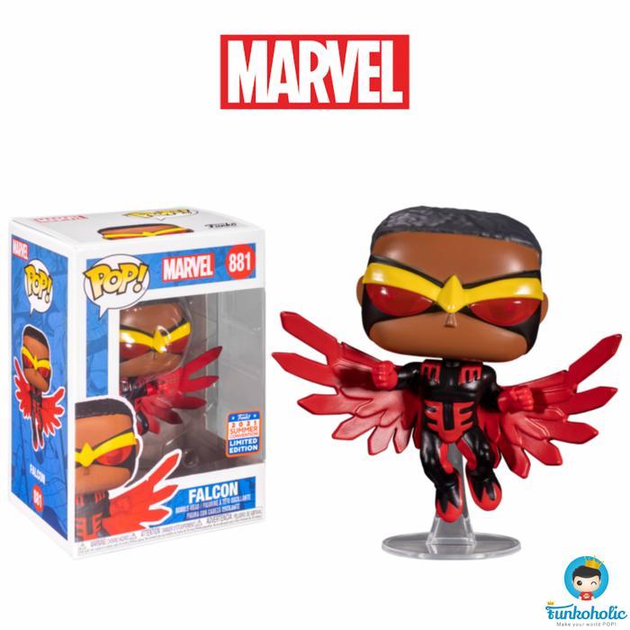 HOT SALE FUNKO POP MARVEL LEGACY FALCON - FALCON (RED SUIT) [FUNKON EXCLUSIVE] TERMURAH