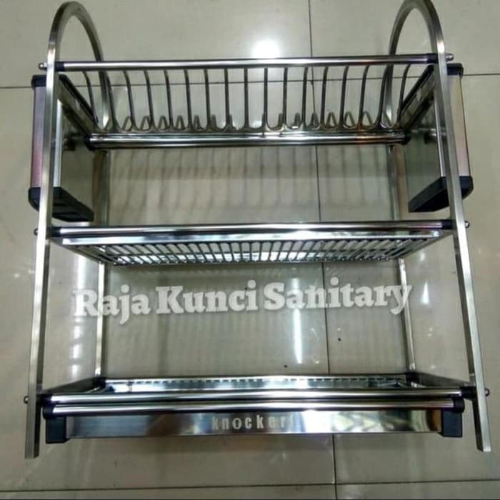 Rak Piring Knockers Wdj 660 Stainless Sus 304/Rak Piring Kombinasi Terlaris