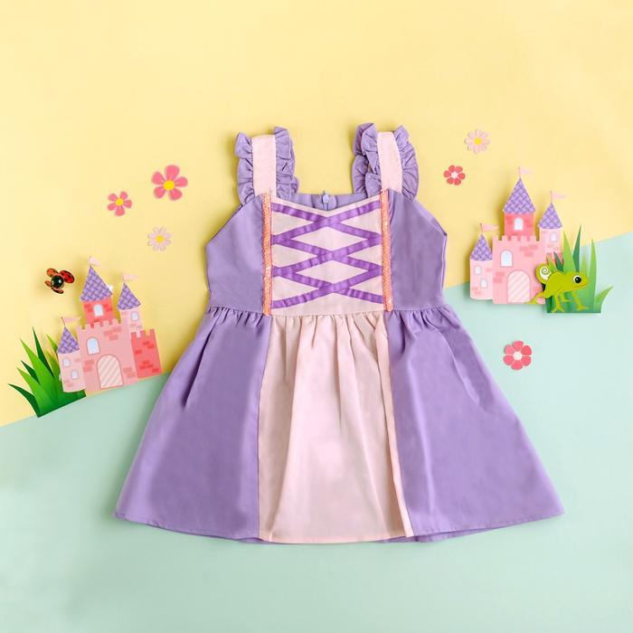 Tawana - Dress Rapunzel Disney Dress Princess Dress Terbaru 