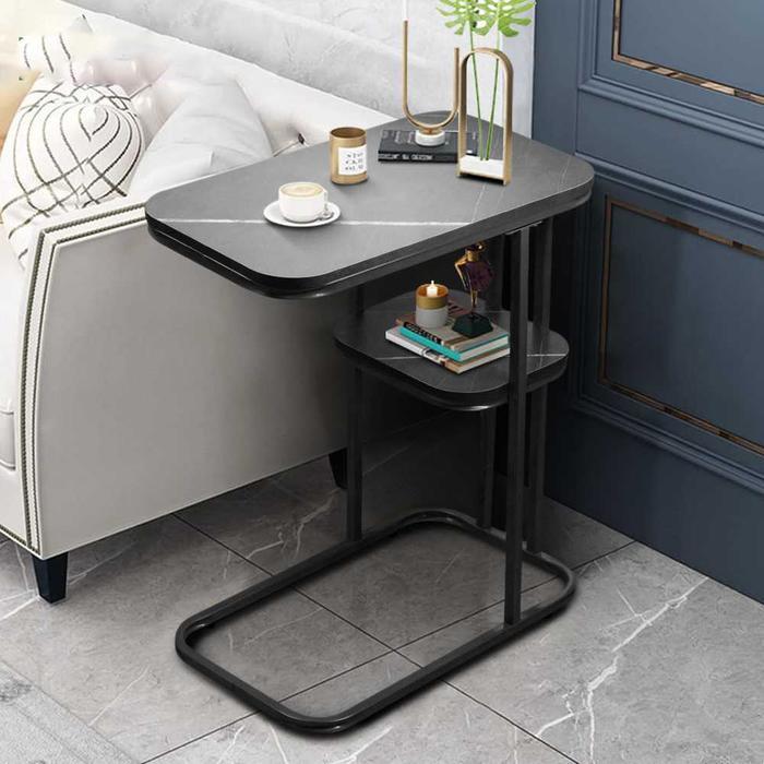 Premium Meja Sudut Ruang Tamu Meja Samping Sofa Kursi Meja Ngopi Coffe Table Original