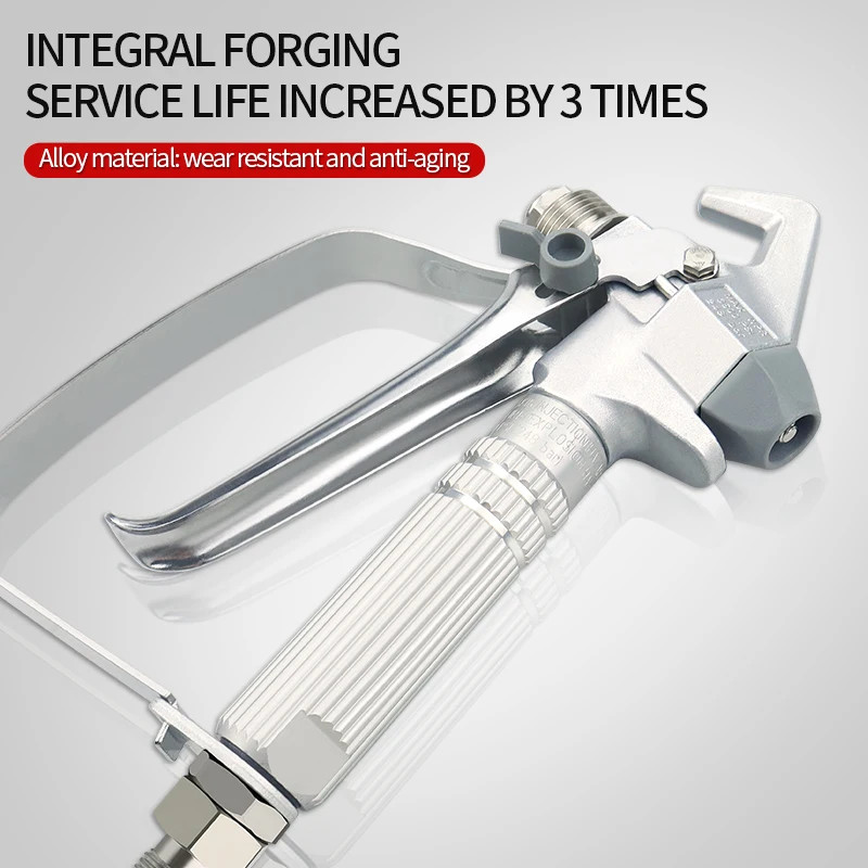 Airless Paint Spray Gun With 4 Nozzle Tips 4 Filters Maximum Pressure 3600 PSI Tool Airless Paint