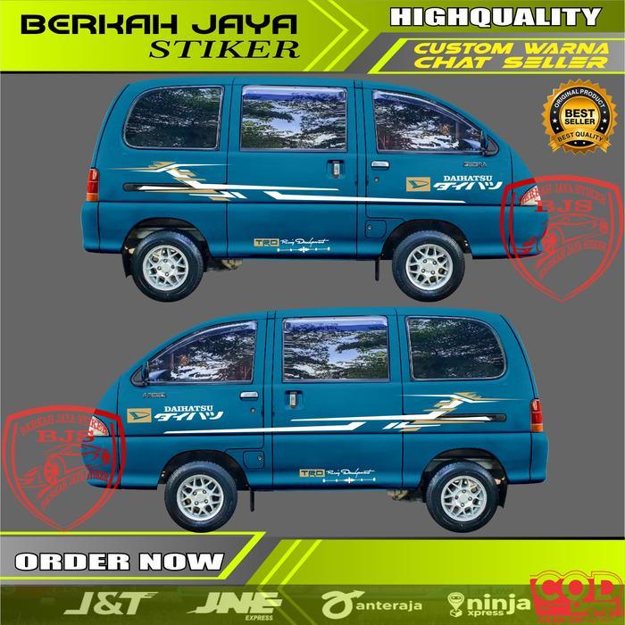 Stiker Mobil Espass Cutting Sticker Lis Body Samping Zebra Espass Variasi Keren Minimalis