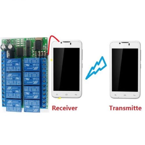 DTMF Tone Signal Decoder Relay DTMF 12V DC 8CH MT8870 Encodr Button Board