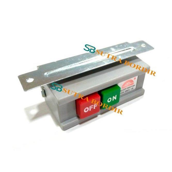 box on off bawah meja mesin bordir komputer saklar ON OFF bordir komputer dahao china box on off