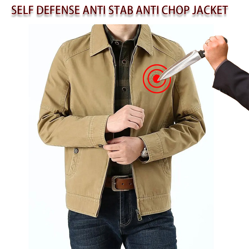 2025 Anti Cut Clothes Retro Self Defense Safety Jacket Flexible Hidden Type FBI POLICE Full Body