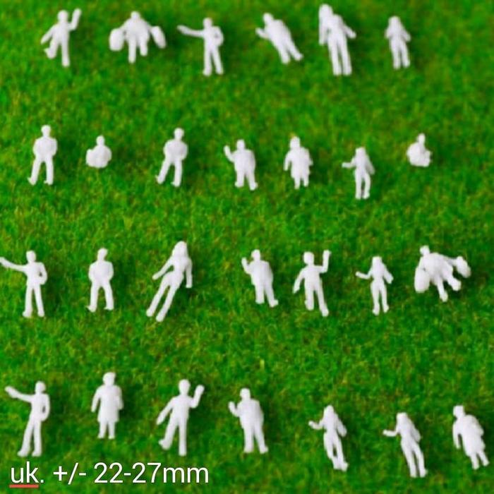 Maket Miniatur Orang Manusia Mini 22-27mm - Bentuk Random