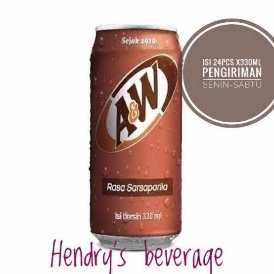 Promo Aw Kaleng 250Ml 1Karton Isi 24Pcs Terlaris