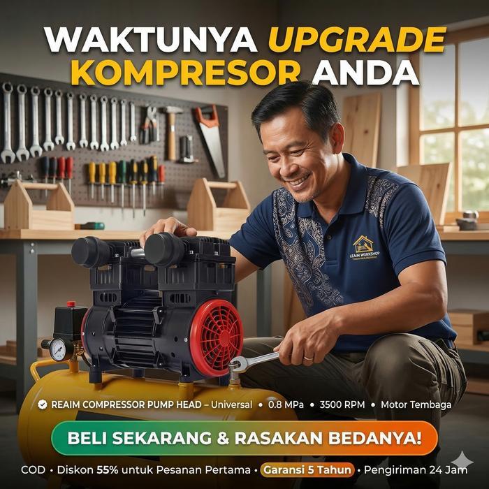 Reaim Kepala Kompresor Angin Oil Free Air Compressor Kepala Kompresor Air Head Compressor Kompresor
