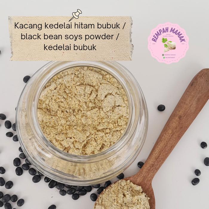 DISKON Kacang kedelai hitam bubuk 1kg / black bean soys powder / kedelai bubuk
