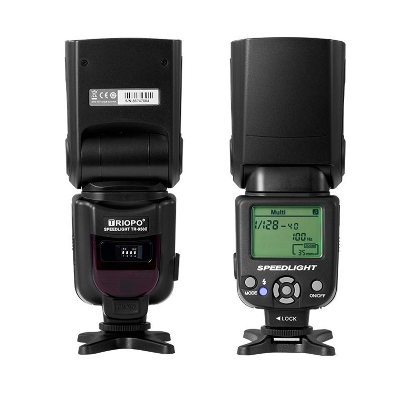 Triopo TR-950II Flash Light Speedlite + G4 2.4G Wireless Transmission For Nikon Canon 650D 550D 450D