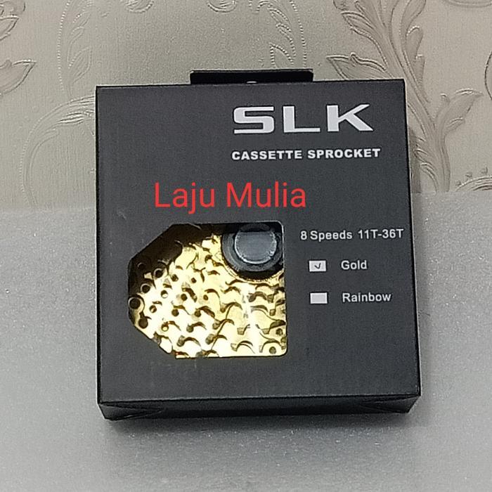 Sprocket Slk 8 Speed 11-36T Gold