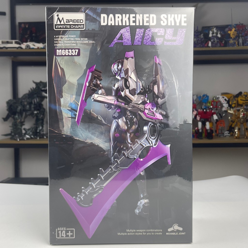 M Breed Infinite Charm M66337 AICY Darkened Skye Arcee Transformation Assembly Model Kit Action