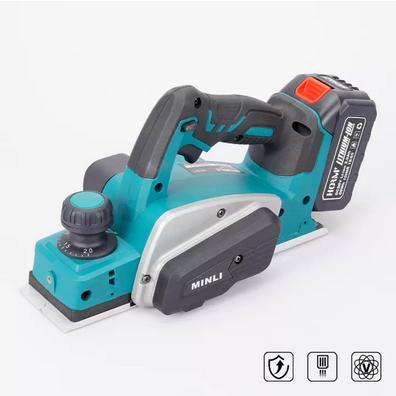 Mesin Serut Listrik Tanpa Kabel 18V 15000Rpm Pemotong Kayu + Baterai