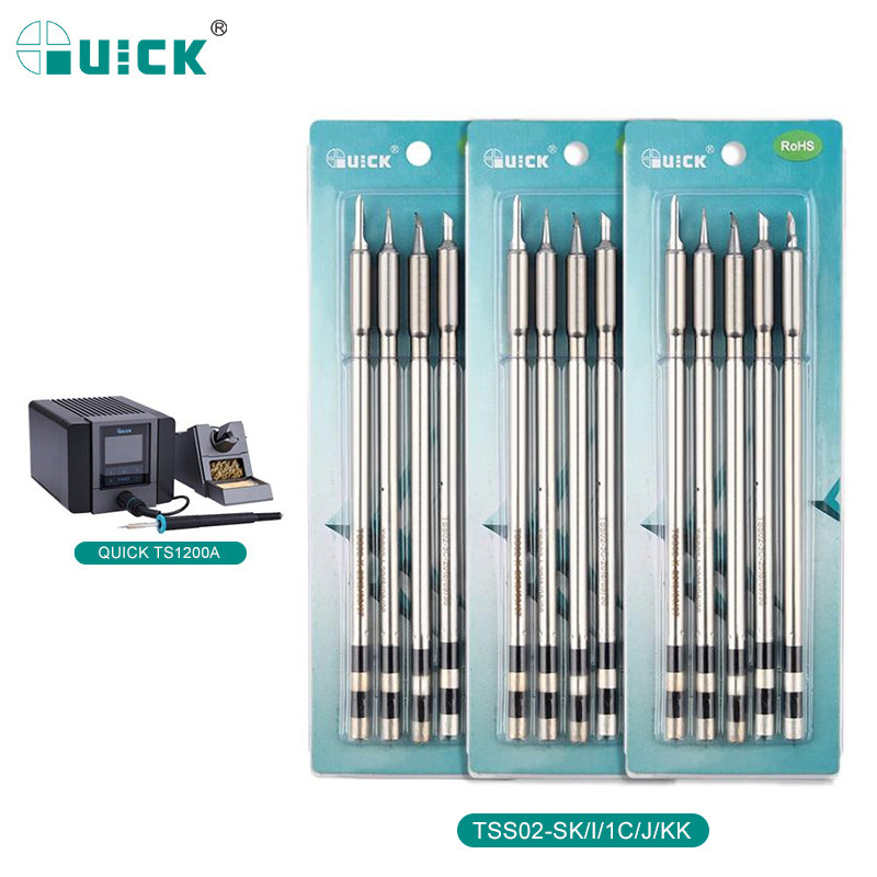 Original QUICK TS1200A Lead Free Soldering Iron Tip Welding Pen Tool