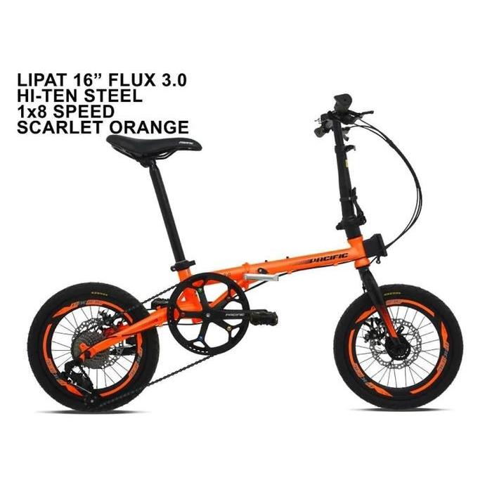 Sepeda Lipat Pacific Flux 3.0 ukuran 16 inch