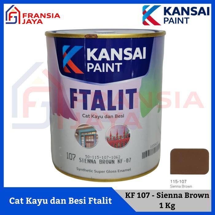 Kansai Ftalit 1 Kg Kf 107 Sienna Brown Cat Minyak Besi Dan Kayu Paint #Gratisongkir