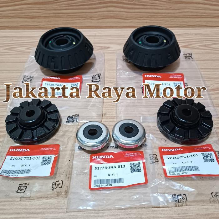 SUPPORT SHOCK + TATAKAN SUPPORT + BEARING SUPPORT MOBILIO BRIO BRV ASLI