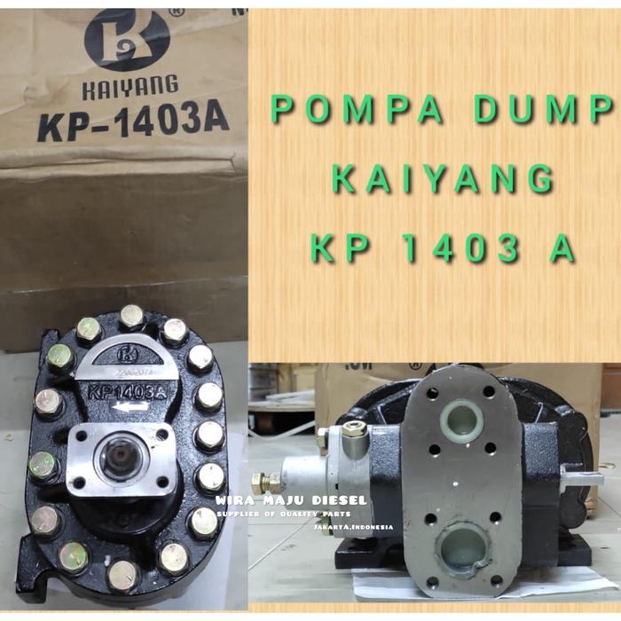 POMPA PTO KP-1403A KP1403A GEAR PUMP DUMP TRUCK HINO 500 FUSO NISSAN OK.