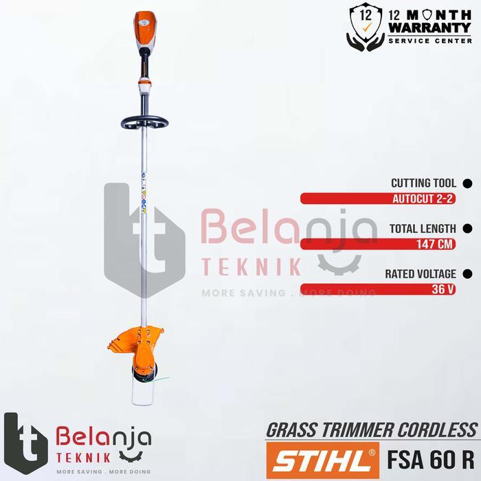 Stihl Mesin Potong Rumput Baterai Fsa 60 R Set Grass Trimmer Cordless Brushcutter Elektrik Fsa60