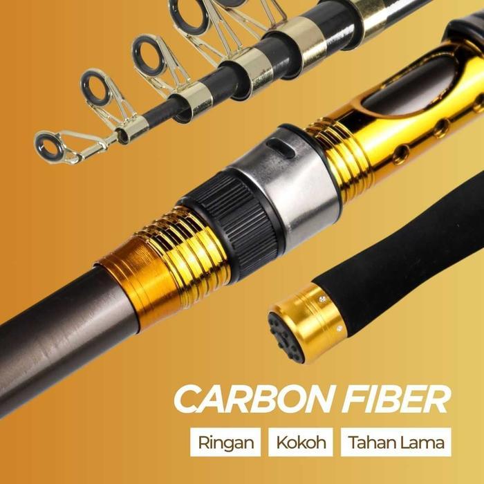 Joran Pancing Laut Carbon Fiber Sea Fishing Rod